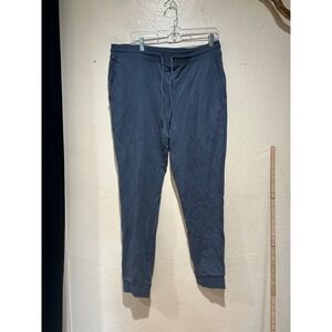 M&S Collection Mens‎ Slate Blue Tapered Joggers Sweatpants Size L